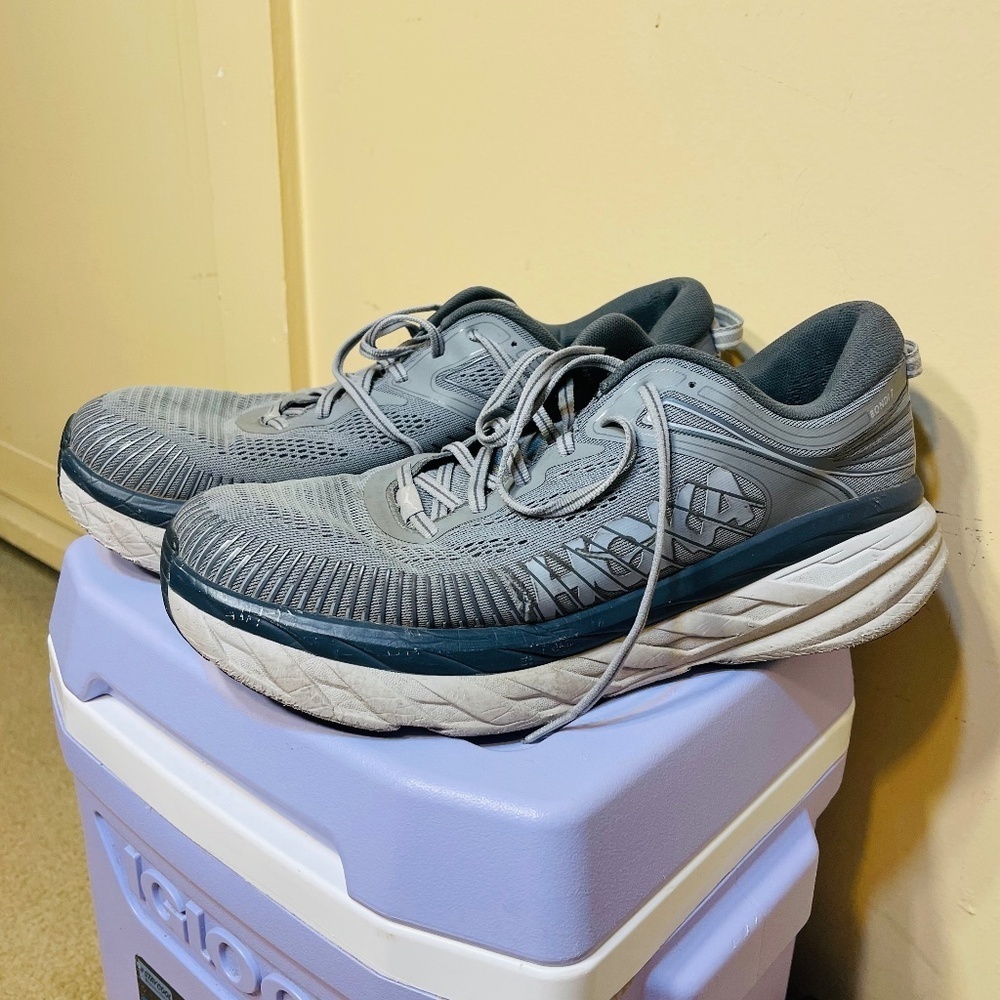 Hoka Men's Gray Running Shoes